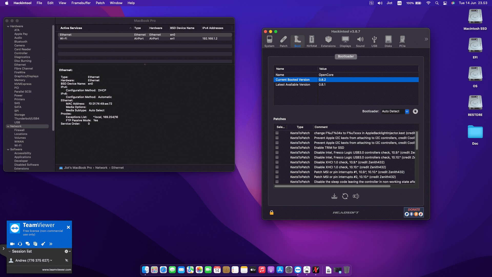 Asus ROG Strix G15 G512LI I565B6T [CometLake   Intel UHD 10Th Gen + I2C]   OpenCore 8